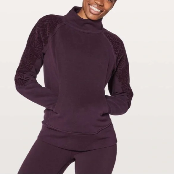 Lululemon Sweatshirt Floral Flock Pullover - Picture 3 of 12